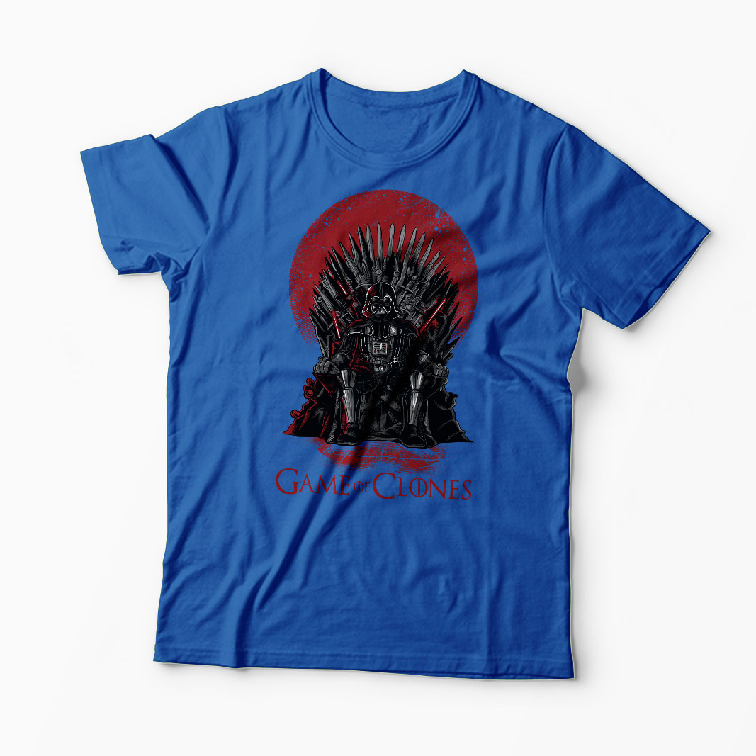 Tricou Game of Clones - Bărbați-Albastru Regal